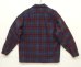 画像4: 70'S PENDLETON "BOARD SHIRT" ウール オープンカラーシャツ チェック柄 USA製 (VINTAGE) (4)