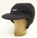 画像1: PATAGONIA "SHELLED SYNCHILLA DUCKBILL CAP" 内側フリース ナイロンキャップ ブラック (VINTAGE) (1)