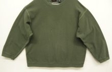 他の写真2: 90'S PATAGONIA オーバルロゴ刺繍入り フリース クルーネック オリーブ USA製 (VINTAGE)