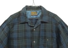 他の写真1: 60'S PENDLETON "SIR PENDLETON" ウール 長袖 オープンカラーシャツ チェック柄 USA製 (VINTAGE)