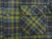 他の写真2: 60'S PENDLETON "BOARD SHIRT" ウール オープンカラーシャツ チェック柄 USA製 (VINTAGE)