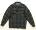 画像1: 60'S PENDLETON "BOARD SHIRT" ウール オープンカラーシャツ チェック柄 USA製 (VINTAGE) (1)