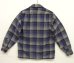 画像4: 70'S PENDLETON "BOARD SHIRT" ウール オープンカラーシャツ チェック柄 USA製 (VINTAGE) (4)