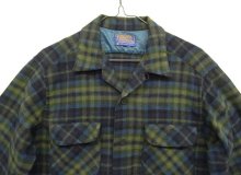 他の写真1: 60'S PENDLETON "BOARD SHIRT" ウール オープンカラーシャツ チェック柄 USA製 (VINTAGE)