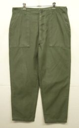 70'S アメリカ軍 US ARMY "OG107" コットンサテン ベイカーパンツ W36L31 (VINTAGE)