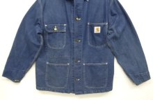 他の写真3: 80'S CARHARTT "MICHIGAN CHORE COAT" 裏地無し デニム カバーオール インディゴ USA製 (VINTAGE)