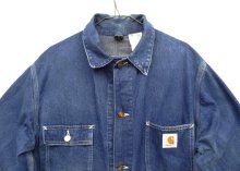 他の写真1: 80'S CARHARTT "MICHIGAN CHORE COAT" 裏地無し デニム カバーオール インディゴ USA製 (VINTAGE)