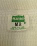 画像2: 80'S HANES コットン/ポリ サーマル 長袖 Tシャツ オフホワイト USA製 (VINTAGE) (2)