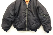 他の写真3: 90'S ALPHA INDUSTRIES "MA-1" フライトジャケット フェードブラック (VINTAGE)