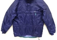 他の写真2: 90'S PATAGONIA 旧タグ リップストップナイロン アノラックパーカー ネイビー/グリーン (VINTAGE)