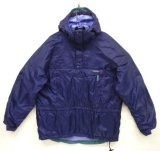 90'S PATAGONIA 旧タグ リップストップナイロン アノラックパーカー ネイビー/グリーン (VINTAGE)