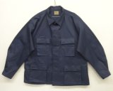 アメリカ軍 PX品 "VITIN GARMENT MFG CORP製" BDUジャケット ネイビー USA製 (DEADSTOCK)