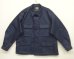 画像1: アメリカ軍 PX品 "VITIN GARMENT MFG CORP製" BDUジャケット ネイビー USA製 (DEADSTOCK) (1)