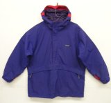 90'S PATAGONIA ナイロン アノラックジャケット ダークブルー/レッド (VINTAGE)