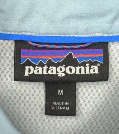 画像2: PATAGONIA ナイロン 2WAY フィッシングシャツ サックスブルー (USED)