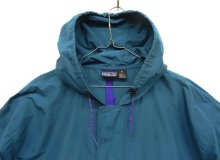 他の写真1: 90'S PATAGONIA 旧タグ ナイロン アノラックジャケット ブルーグリーン/パープル (VINTAGE)