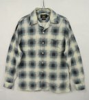 画像: RRL プリントネル オンブレ オープンカラーシャツ (USED) 「L/S Shirt」 入荷しました。