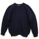 画像: 70'S BROOKS BROTHERS 黒タグ クルーネック ニット NAVY スコットランド製 (VINTAGE) 「Knit」 入荷しました。