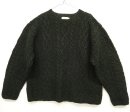 画像: 90'S J.CREW 旧タグ クルーネック ケーブル編み アランセーター DK GREEN (VINTAGE) 「Knit」 入荷しました。