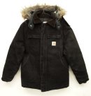 画像: 80'S CARHARTT フード付き 裏地キルティング ダックジャケット BLACK USA製 (VINTAGE) 「Jacket」 入荷しました。