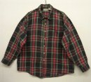 画像: 80'S LL Bean フランネル 長袖シャツ ブラックベース チェック柄 USA製 (VINTAGE) 「L/S Shirt」 入荷しました。