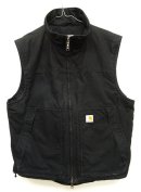 画像: CARHARTT 中綿THINSULATE入り ダックベスト ブラック (USED) 「No Sleeve」 入荷しました。