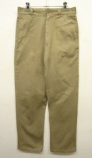 画像: 60'S アメリカ軍 US ARMY コットン100% チノパンツ TALONジップ (VINTAGE) 「Bottoms」 入荷しました。