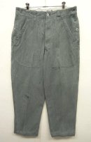 画像: 50'S スイス軍 メタルボタン デニム ワークパンツ グレー (VINTAGE) 「Bottoms」 入荷しました。