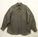 画像: 90'S IKE BEHAR リネン レギュラーシャツ ブラック USA製 (VINTAGE) 「L/S Shirt」 入荷しました。