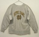 画像: 80'S CHAMPION "NOTRE DAME" プリントタグ リバースウィーブ グレー USA製 (VINTAGE) 「Sweat Shirt」 入荷しました。