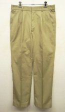 画像: ドイツ軍 ツープリーツ チノ トラウザーズ BEIGE (VINTAGE) 「Bottoms」 入荷しました。