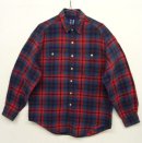 画像: 90'S GAP 旧タグ フランネル ワークシャツ チェック柄 (VINTAGE) 「L/S Shirt」 入荷しました。