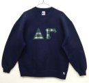 画像: 90'S RUSSELL ATHLETIC "フラタニティ" 前Vガゼット付き クルーネック スウェットシャツ USA製 (VINTAGE) 「Sweat Shirt」 入荷しました。