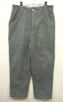 画像: 50'S スイス軍 メタルボタン デニム ワークパンツ グレー (VINTAGE) 「Bottoms」 入荷しました。