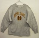 画像: 80'S CHAMPION "NOTRE DAME" プリントタグ リバースウィーブ グレー USA製 (VINTAGE) 「Sweat Shirt」 入荷しました。