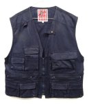 画像: ユーロヴィンテージ コットン フィッシングベスト NAVY (VINTAGE) 「No Sleeve」 入荷しました。