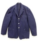 画像: ユーロヴィンテージ リネン テーラードジャケット INDIGO (VINTAGE) 「Jacket」 入荷しました。