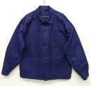 画像: 70'S ユーロワーク HBT ワークジャケット カバーオール DK BLUE (VINTAGE) 「Jacket」 入荷しました。