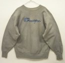 画像: 90'S CHAMPION "筆記体ロゴ" 刺繍タグ リバースウィーブ ダークグレー USA製 (VINTAGE) 「Sweat Shirt」 入荷しました。