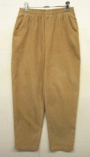 画像: ウエストゴム入り コーデュロイ イージーパンツ BEIGE (USED) 「Bottoms」 入荷しました。