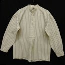 画像: ユーロヴィンテージ オーストリア発 ノーカラー チロリアンシャツ ストライプ (VINTAGE) 「L/S Shirt」 入荷しました。