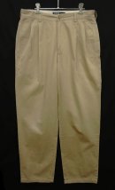 画像: 90'S RALPH LAUREN ツープリーツ チノパンツ BEIGE (VINTAGE) 「Bottoms」 入荷しました。