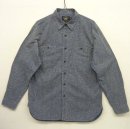 画像: RRL マチ付き ワークシャツ インディゴ/フローラル柄 (NEW) 「L/S Shirt」 入荷しました。