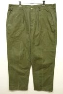 画像: 70'S ユーロヴィンテージ プリーツ入り キャンバス ワークパンツ OLIVE (VINTAGE) 「Bottoms」 入荷しました。