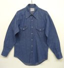 画像: 70'S WRANGLER "27MW" 白タグ デニム ウエスタンシャツ インディゴ USA製 (VINTAGE) 「L/S Shirt」 入荷しました。