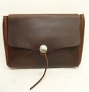 画像: FERNAND LEATHER "CLUTCH BAG" コンチョボタン付き クロムエクセルレザー クラッチバッグ USA製 (DEADSTOCK) 「Bag」 入荷しました。