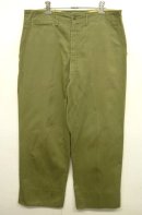 画像: 50'S BSA (BOYSCOUT OF AMERICA) ボーイスカウト コットン チノパンツ TALONジップ (VINTAGE) 「Bottoms」 入荷しました。