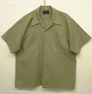 画像: 70'S SEARS "PERMA-PREST" オープンカラーシャツ カーキ 日本製 (VINTAGE) 「S/S Shirt」 入荷しました。