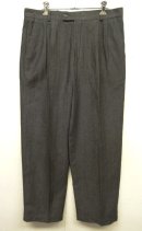 画像: ユーロヴィンテージ プリーツ入り リネン/コットン トラウザーズ スラックス CHARCOAL (VINTAGE) 「Bottoms」 入荷しました。