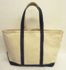 画像: 80'S LL Bean 単色タグ キャンバス トートバッグ ネイビー/オフホワイト USA製 (VINTAGE) 「Bag」 入荷しました。